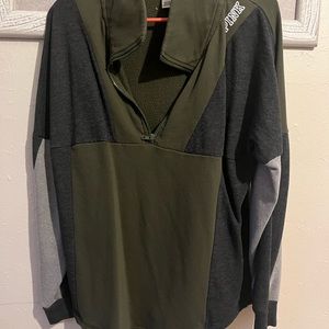 Victorias Secret PINK oversized quarter zip
